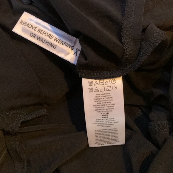 Michael by Michael Kors Navy Polyester/Spandex Maxi Dress with Gold Accents XXS - Picture 13 of 14